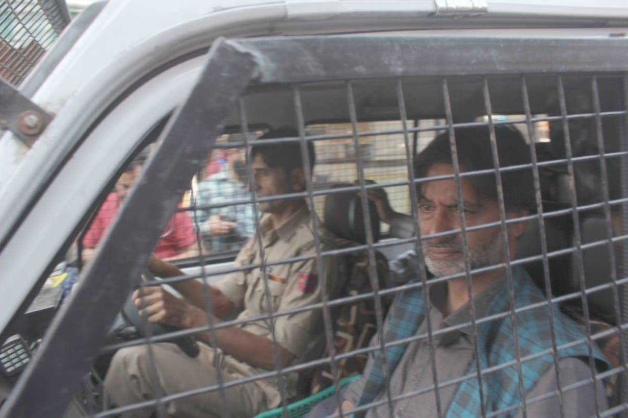 JKLF chief Yasin Malik detained